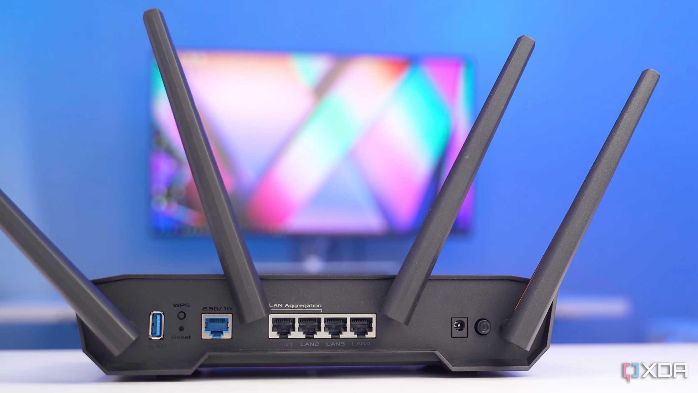 a look at ports of asus tuf gaming ax4200 router