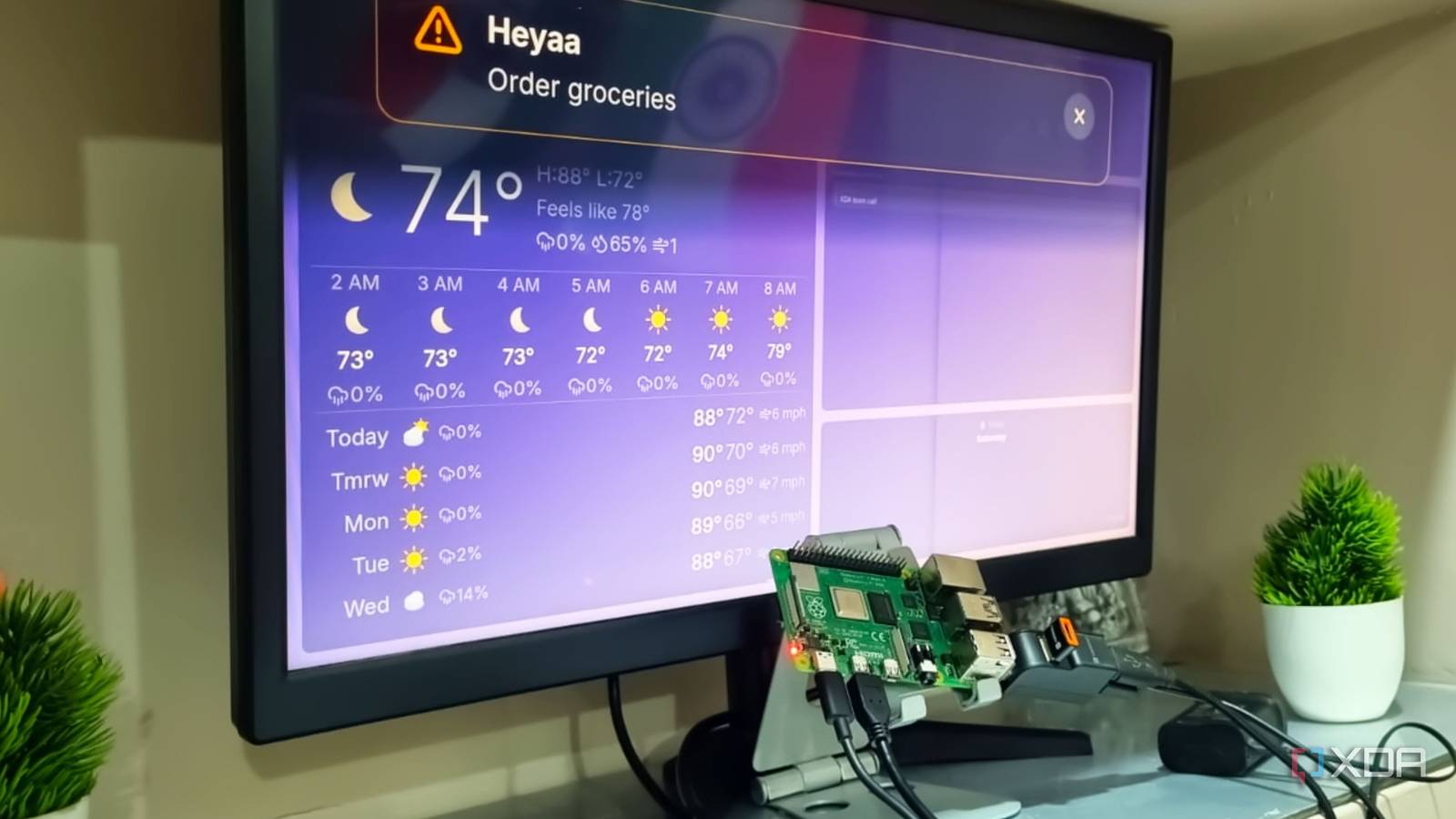 My spare monitor became a family dashboard, and a Raspberry Pi is all it needed