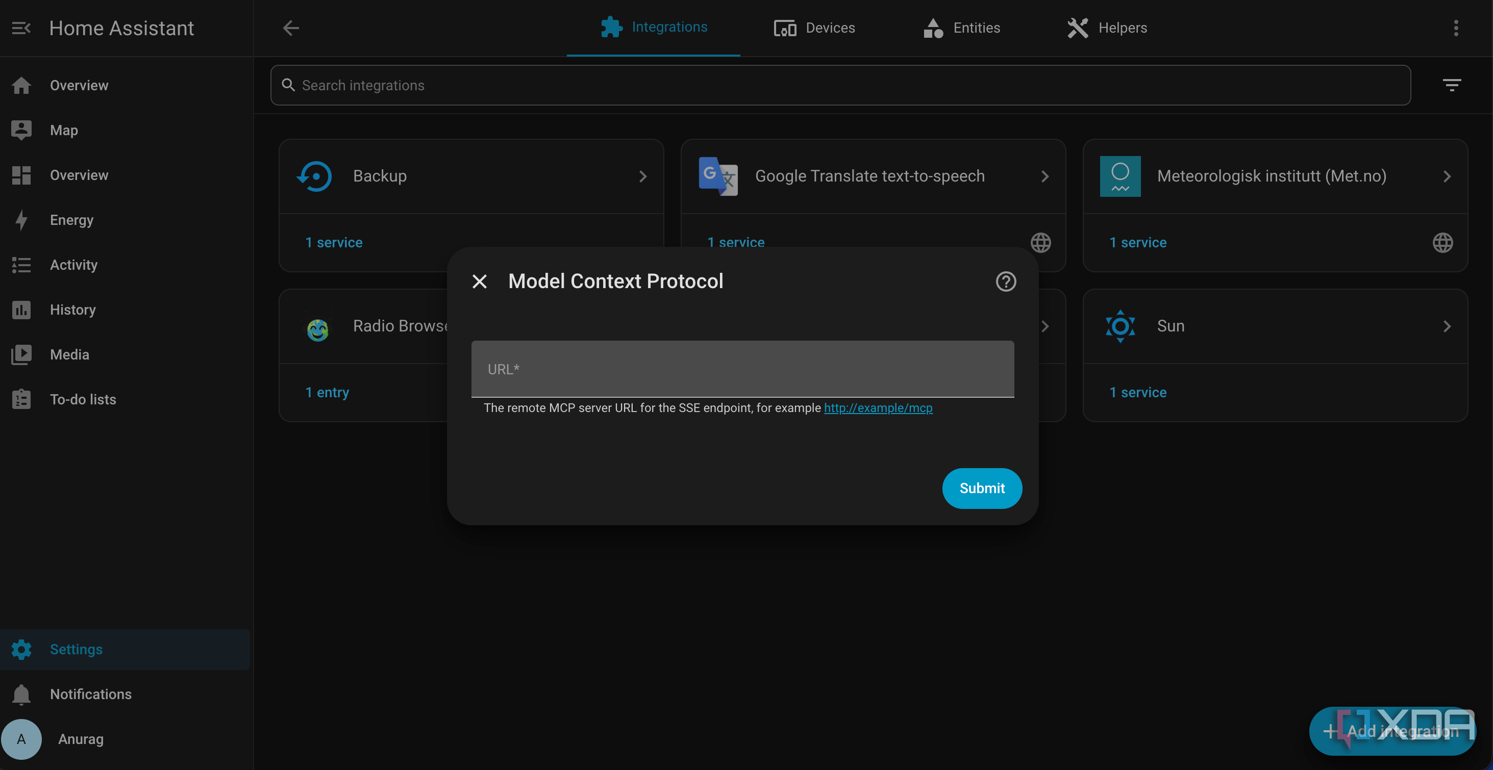 Home Assistant MCP
