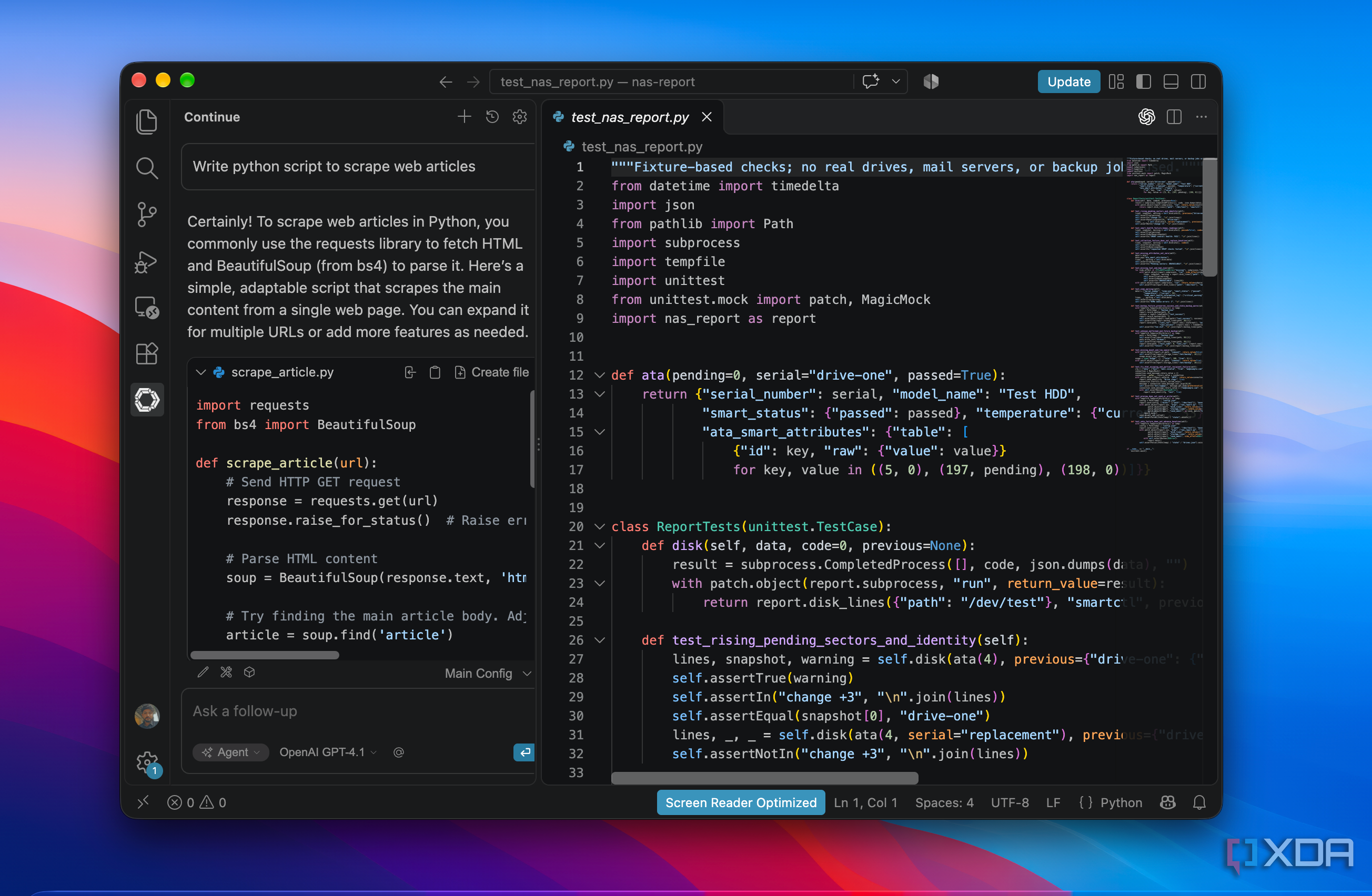 VS Code with LM Studio.