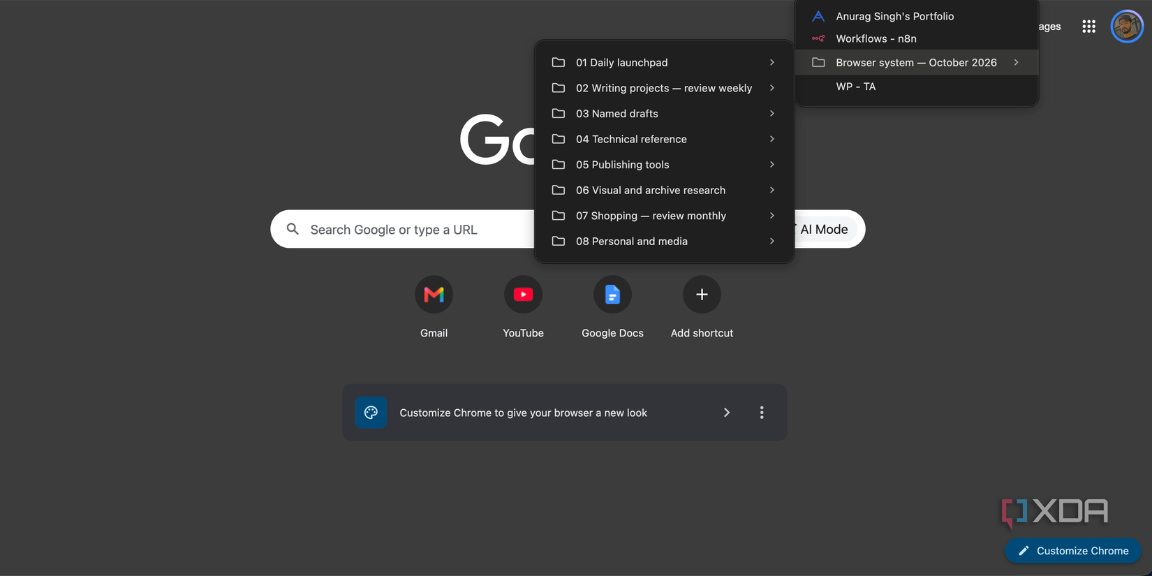 Ai bookmark system