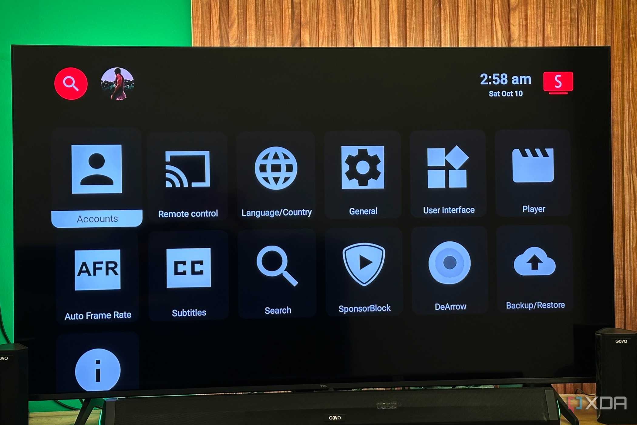 smarttube-settings-on-google-tv-sideloaded