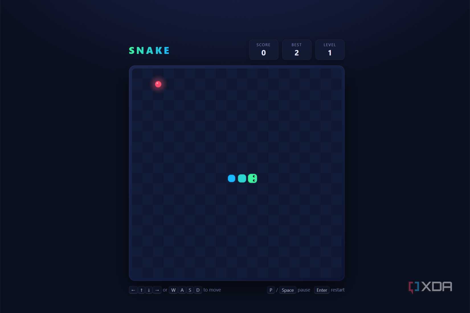 snake game made by sonnet 5.5