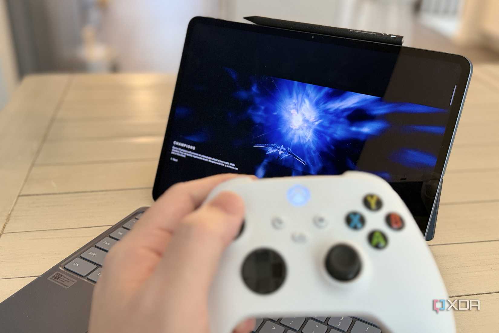 An old Android tablet makes a better Steam Link screen than any handheld I own