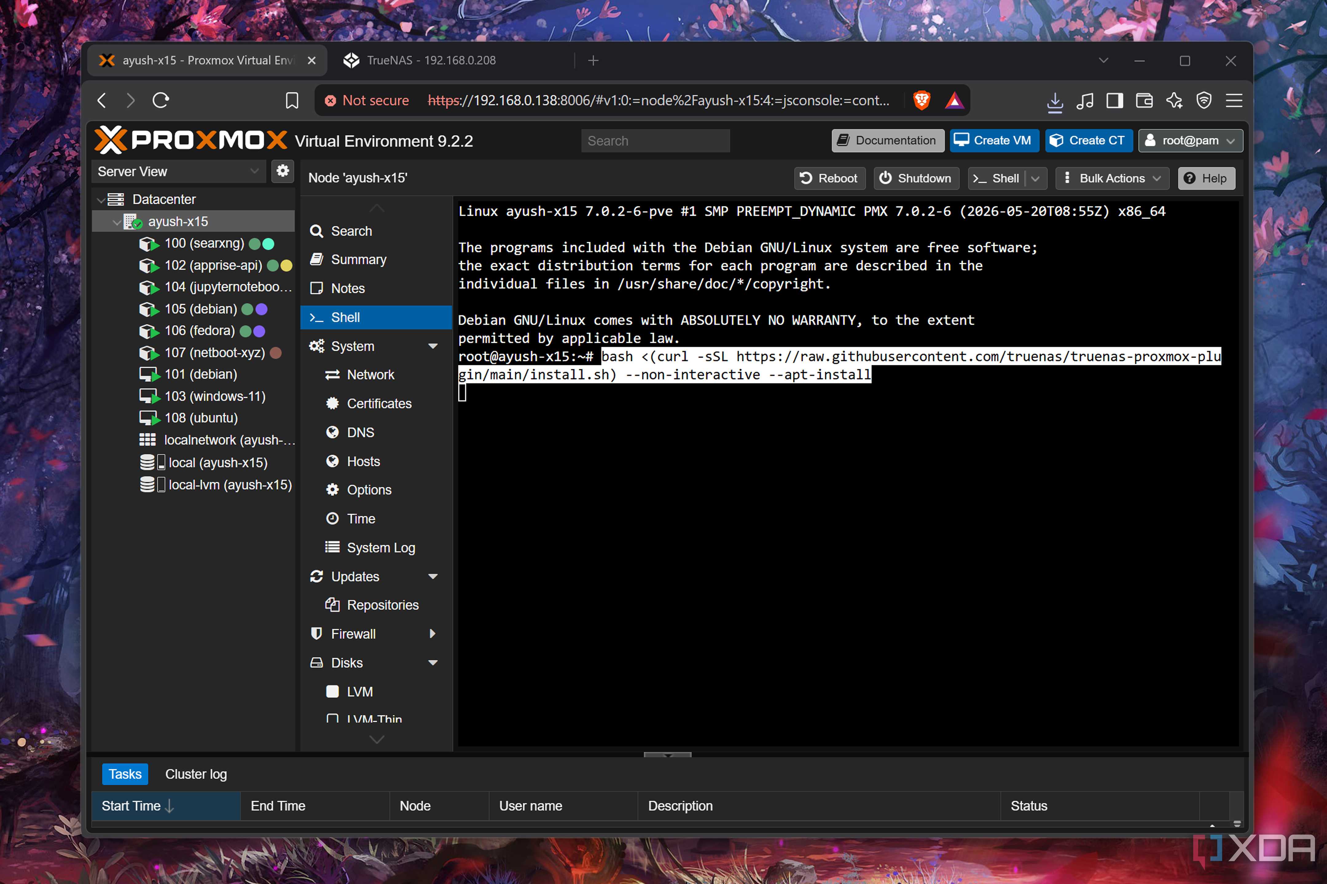 Installing the TrueNAS-Proxmox plugin