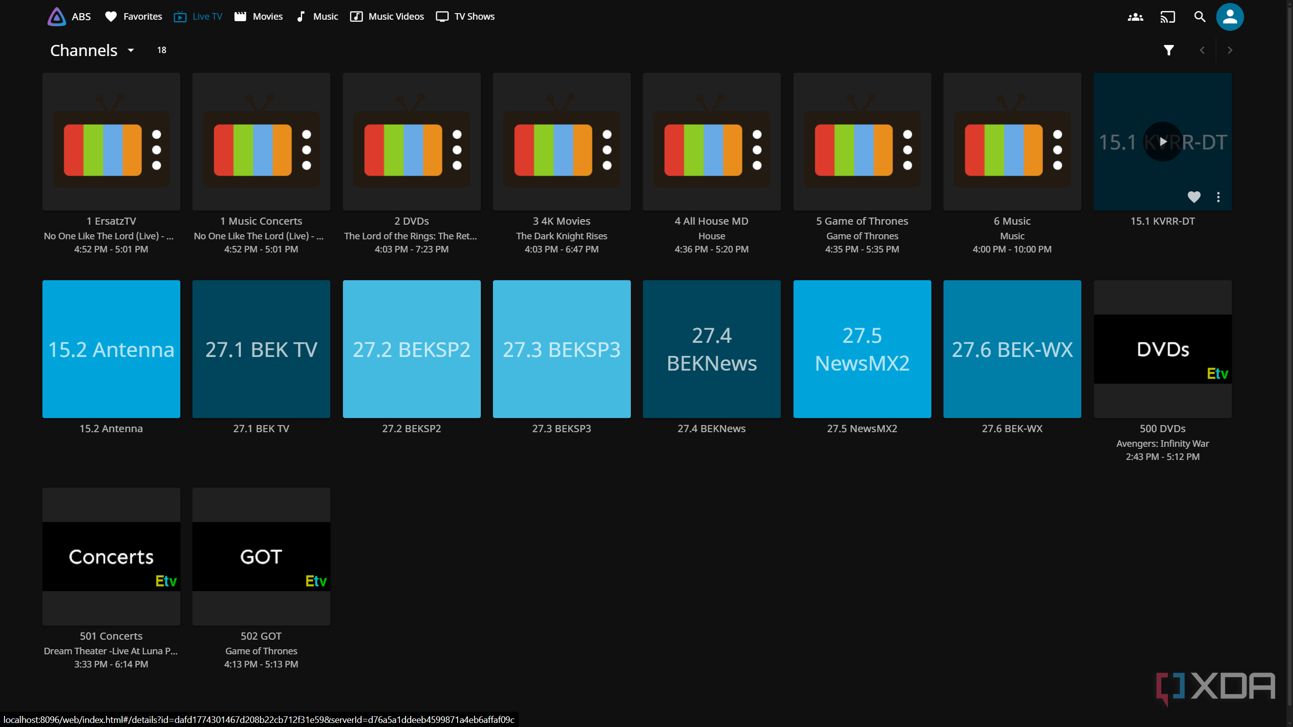 Tuner Channels with Self Hosted Jellyfin