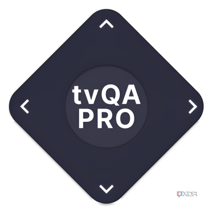 Logo for the tvQuickActions Pro app for Android TV.