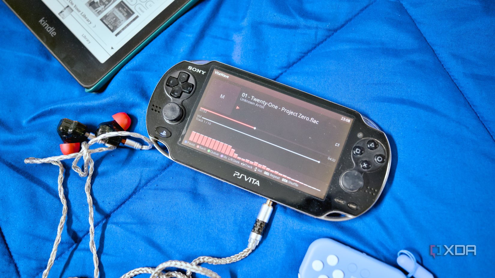 Using VitaWave as a dedicated music player on PS Vita