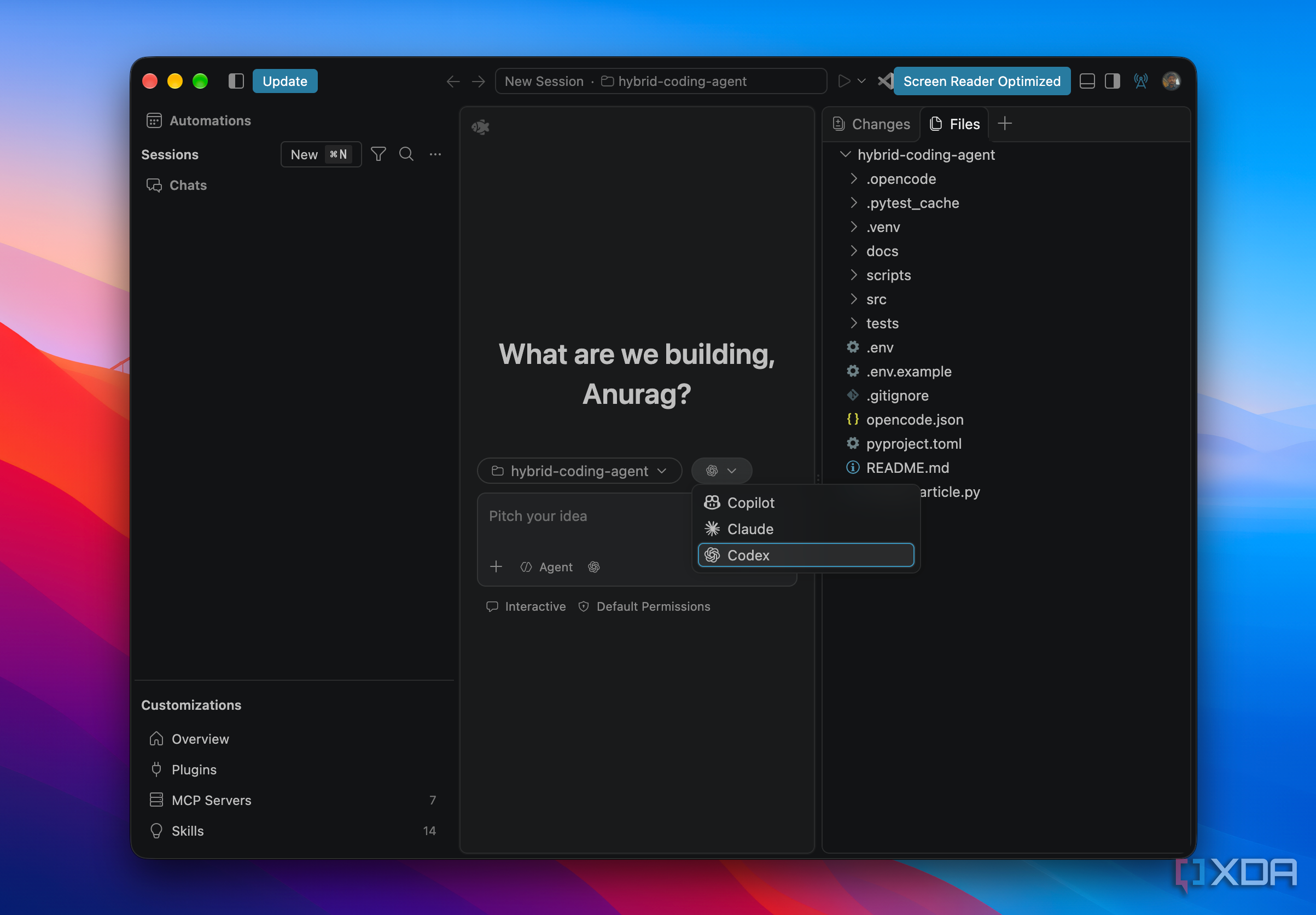 VS Code agent harness