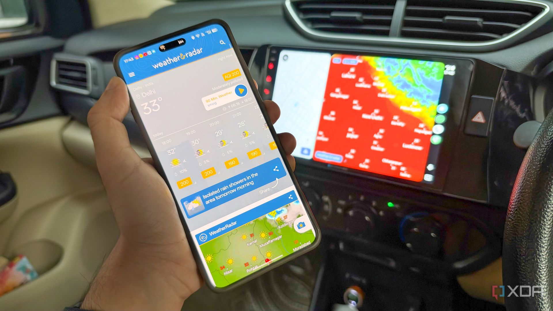 I added live weather radar to Android Auto, and it changed how I plan my drives