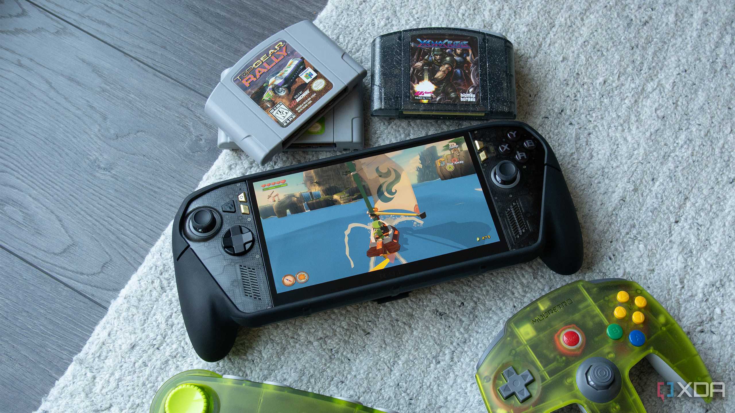 Zelda: The Wind Waker running on the ROG Xbox Ally X20