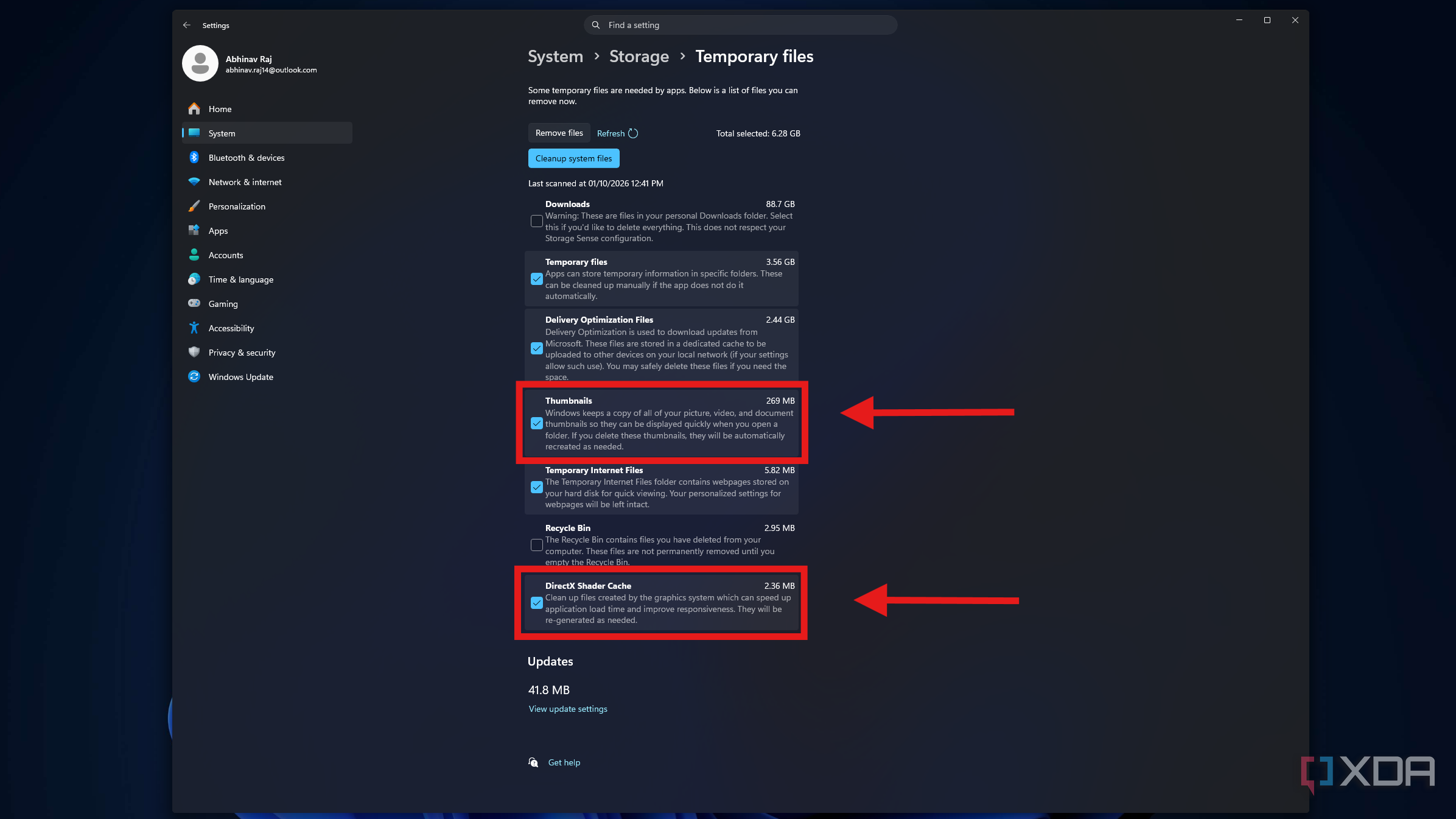 Системная папка Prefetch в операционной системе Windows со списком файлов запуска