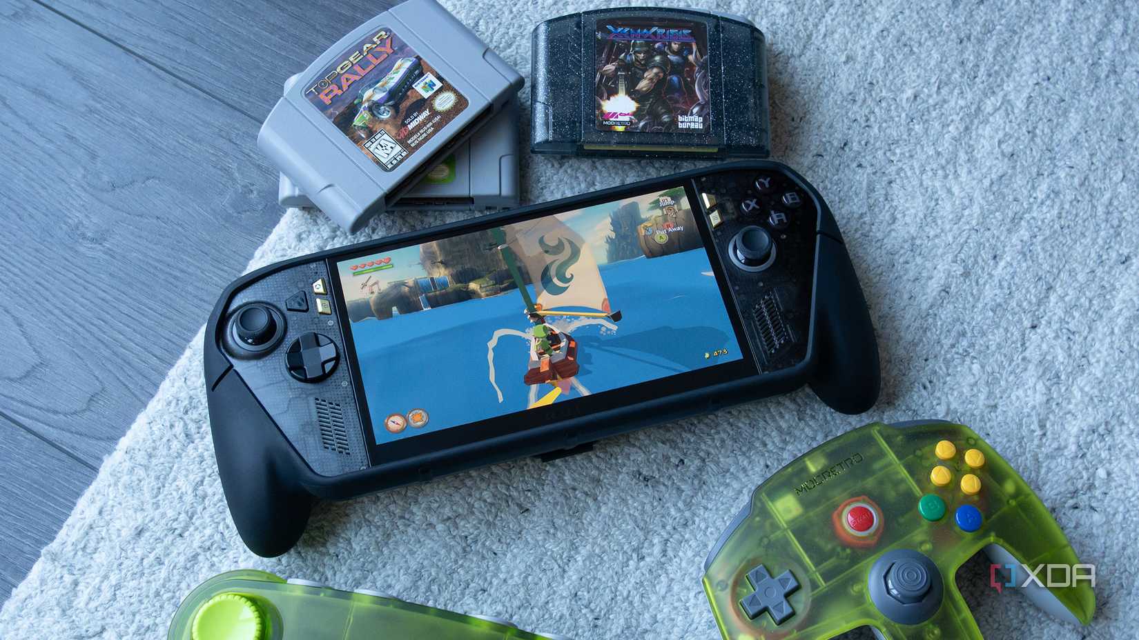 Zelda: The Wind Waker running on the ROG Xbox Ally X20 